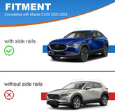 Lockable Roof Rack Cross Bars with Flush Side Rails For Mazda CX30 CX-30 2020 - 2025